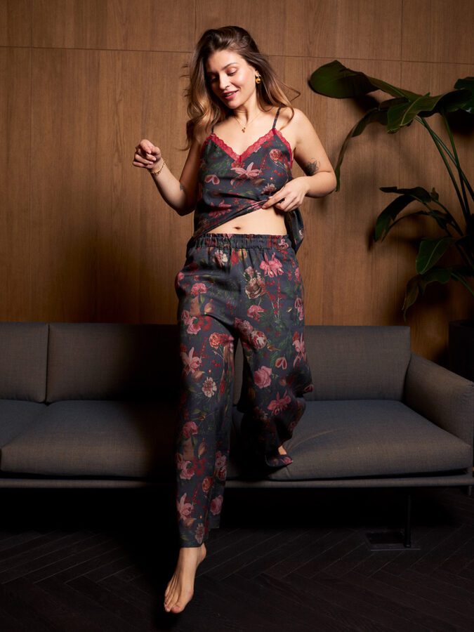 Spodnie kuloty | Jardin de Nuit